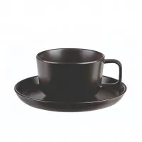 Nordika Black Saucer 15cm X 12