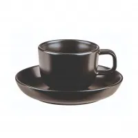 Nordika Black Saucer 12cm X 12
