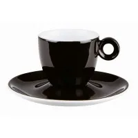 Black Espresso Saucer 12.5cm/5'','',0'' X 12