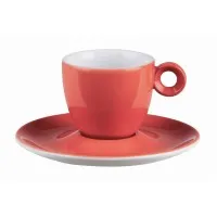Red Espresso Saucer 12.5cm/5 X 12