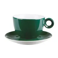 Dark Green Bowl Shaped Cup 8oz/23cl X 12