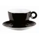 Black Bowl Shaped Cup 12oz/34cl X 6
