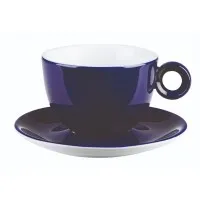 Dark Blue Bowl Shaped Cup 12oz/34cl X 6