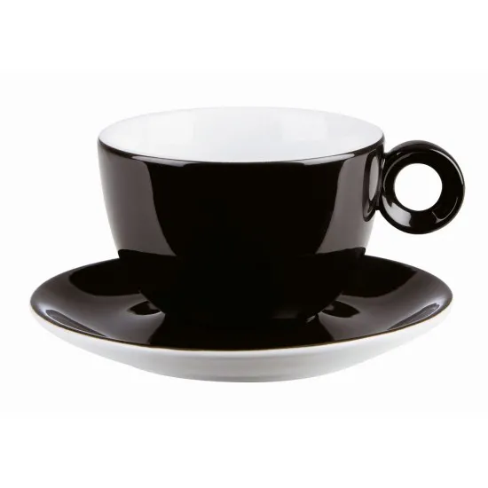 Black Saucer 16cm X 6