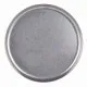 Silver Brushed Stainless Steel Round Antique Steel Plate 