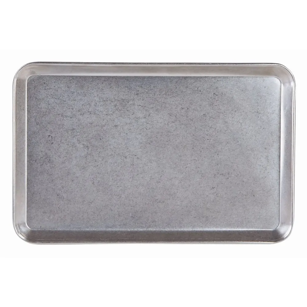 Antique Steel Rect Tray 30 X 21cm X 12