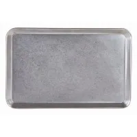 Antique Steel Rect Tray 30 X 21cm X 12