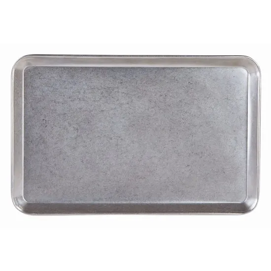 Antique Steel Rect Tray 30cm X 21cm X 1