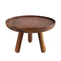 Aps Acacia Brown Wood Buffet Stand 30.5cm H: 20cm