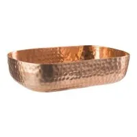 Aps Copper Bowl 23 X 15.5 Cm. H: 6 Cm