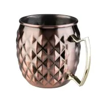 Aps Copper Stainless Steel Barrel Mug  Moscow Mule 9.5