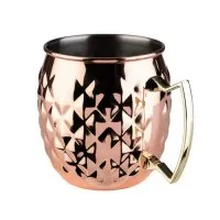 Aps Copper Stainless Steel Barrel Mug  Moscow Mule 9.5