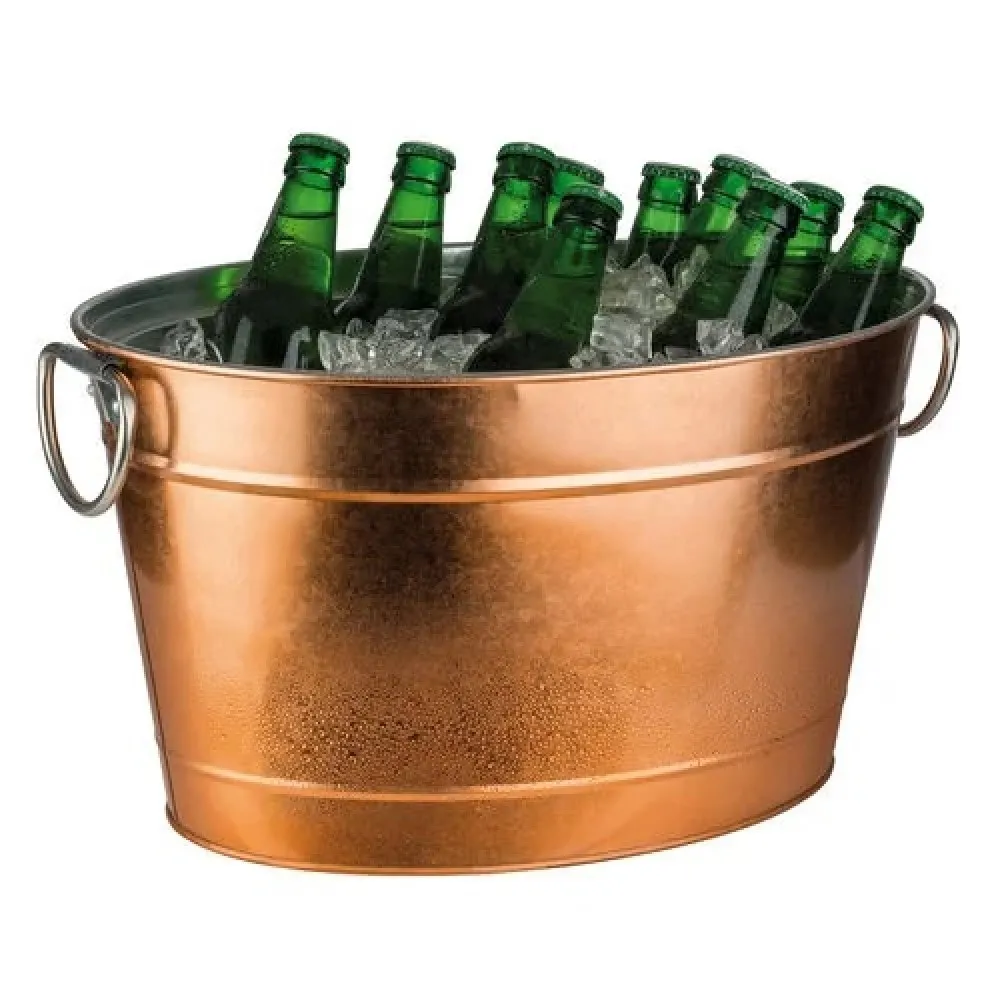 Aps Galvanised Copper Metal C/w  Pvc Beverage Tub