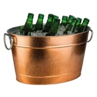 Aps Galvanised Copper Metal C/w  Pvc Beverage Tub