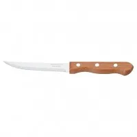 Tramontina 5'' Steak Knife Serrated Natural Wood X 12
