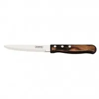 Tramontina 4.5'' Jumbo Steak Knife Round Tip Polywood Brown X 12