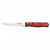 Tramontina 5'' Jumbo Steak Knife Round Tip Polywood X 12