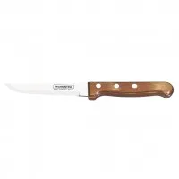 Tramontina 4.75'' Steak Knife Smooth Blade Polywood Light Pine X 12