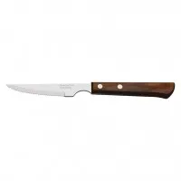 Tramontina 4'' Steak Knife Polwood Brown X 12