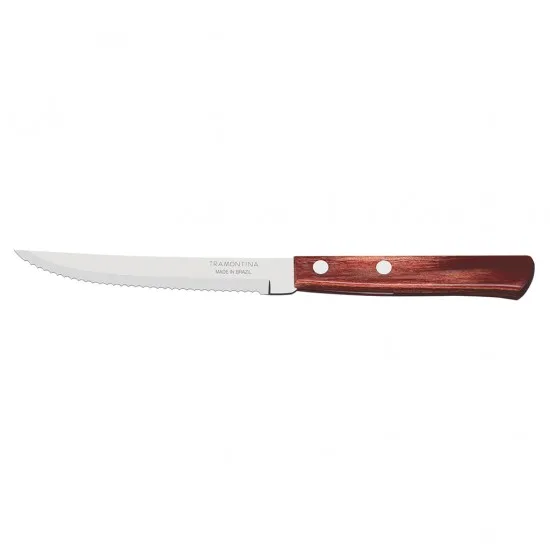 Tramontina 4.5'' Steak Knife Polywood Red X 12