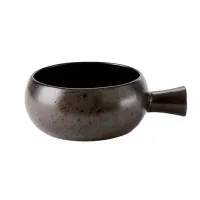 Rustico Ironstone Handled Bowl 16 Cm X 6