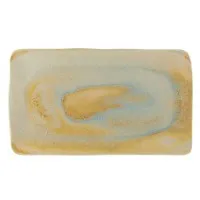 Rustico Pearl Rectangular Plate 27 Cm X 6