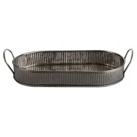 Antique Silver Combo/serving Platter 34cm  X 6