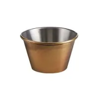 Antique Brass Sauce/dip Pot  2.5oz  X 12