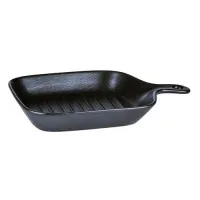 Cast Iron Effect Skillet With Handle 23 X 16.5 X 3 Cm