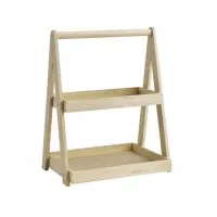 Valo 2-tier Tray Oak 35 X 26.5cm X 44.5cm