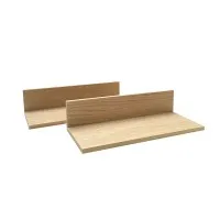 Aps Valo Inserts Oak Wood For Gn 1/2 Wooden Box 30 X 24 X 6cm