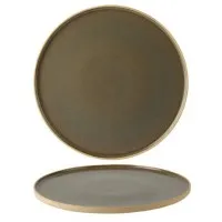 Fawn Walled Plate 31cm X 6
