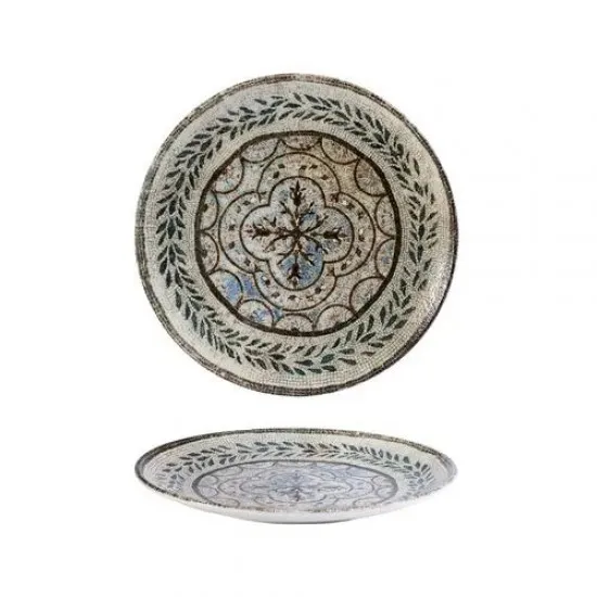 Mosaic Coupe Plate 23cm X 12