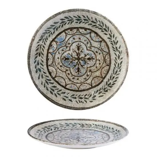 Mosaic Coupe Plate 27cm X 12