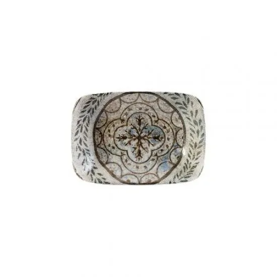 Mosaic Rectangular Dish 17 X 12 Cm X 24