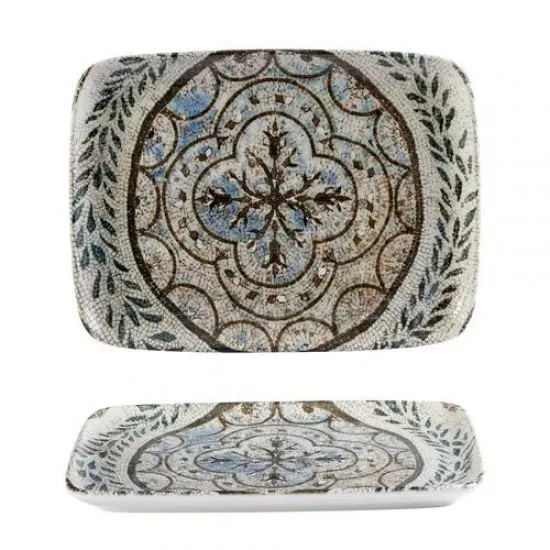 Mosaic Rectangular Platter 27 X 20cm X 6