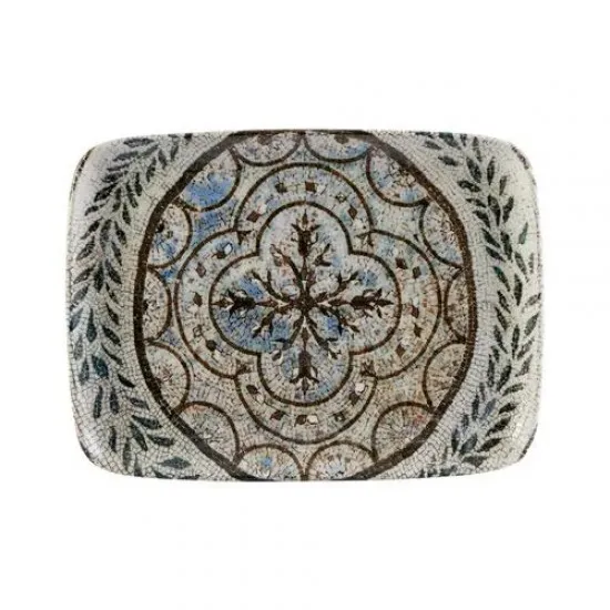 Mosaic Rectangular Platter 27 X 20cm X 6