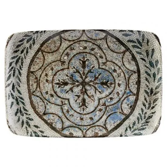 Mosaic Rectangular Platter 33 X 23cm X 6