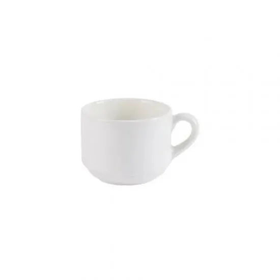 Elevate Stacking Tea Cup 230ml/23cl/8oz X 6