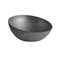 Frostfire Bowl Black/silver Aluminium 32.5cm