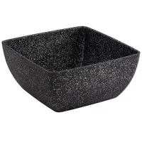 Frostfire Bowl Black/silver Aluminium 19 X 19cm