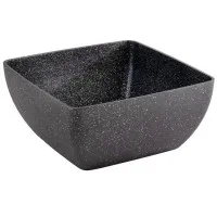 Frostfire Bowl Black/silver Aluminium 25 X 25cm