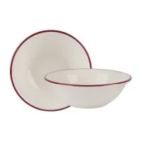 Modest Maroon Oatmeal Bowl 16cm X 6