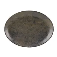 Ebony Oval Plate 36cm X 6