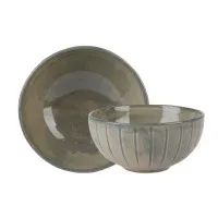 Olive Deep Bowl 16cm X 6
