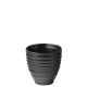 Tribeca Ebony Chip Pot 11oz (30cl) X 6