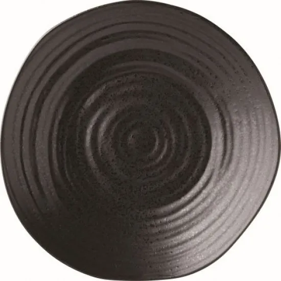 Tribeca Ebony Plate  8.25 (21cm) X 6