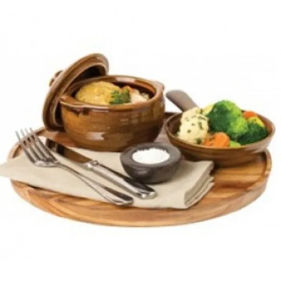 Tribeca Ebony Plate  8.25 (21cm) X 6