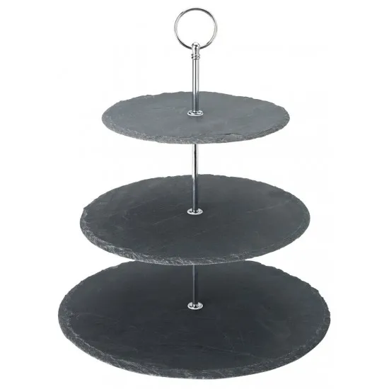 3 Tier Slate Platter 12, 10, 8'','',0''