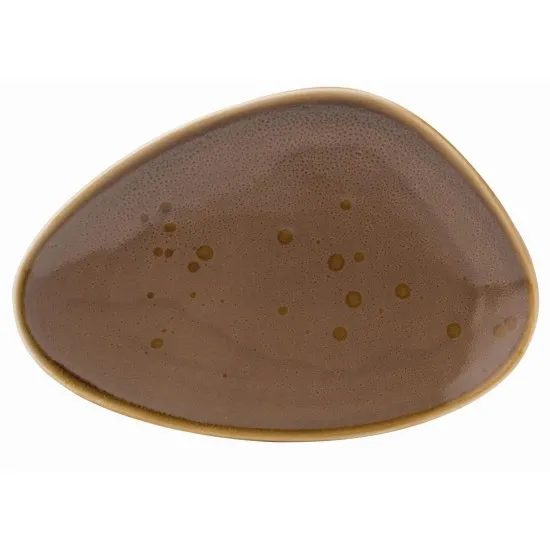 Earth Mocha Oblong Plate 10 (25.5cm) X 6